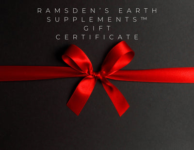 Ramsden's Earth Supplements digital gift card for natural wellness and supplement gifts.