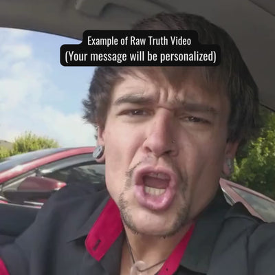 Robb Ramsdens example of a raw truth custom video message